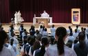 ６月１０日中高等科朝礼　みこころの祝日に向けて